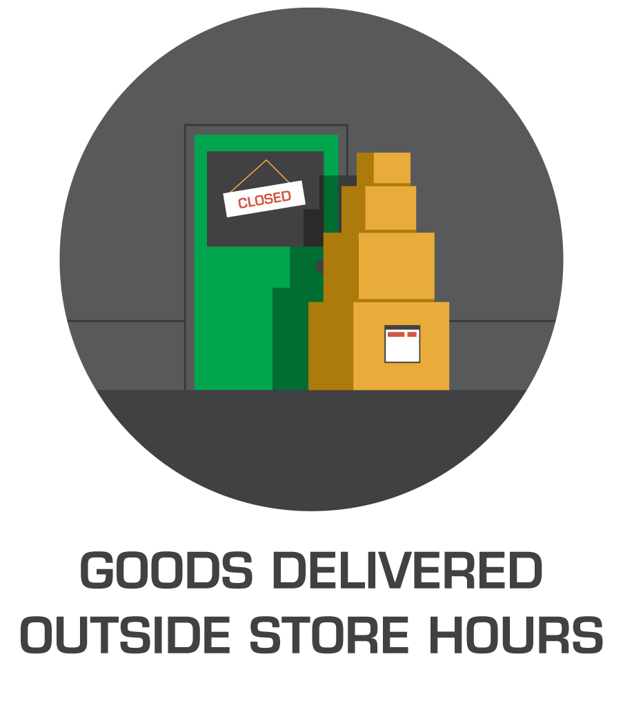 Goods Delivered Outside Store Hours
